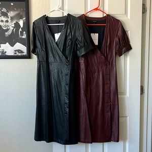 WHO WHAT WEAR “leather” dress bundle